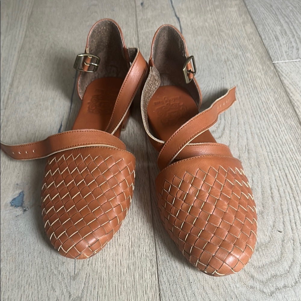 Woven Leather Women's Shoes Bali Elf Riviera
